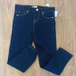 Jessica Simpson Girl's skinny jeans dark rinse waist adjustable size 6 NEW